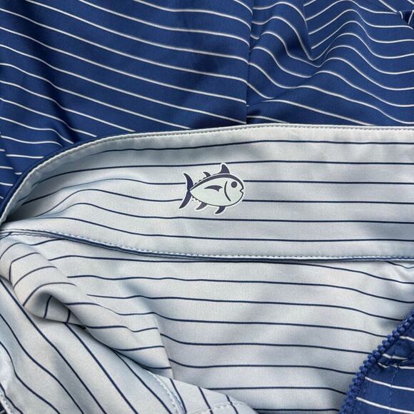 Southern Tide Mens Blue Striped Pullover XXL 2XL - Picture 3 of 10